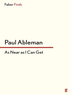 cover image of As Near as I Can Get